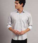 Brown printed formal shirt