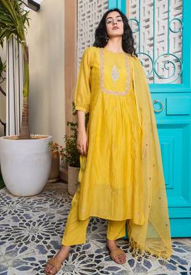 Mustard cyprus kurta set 5