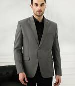 Men's dark grey blazer