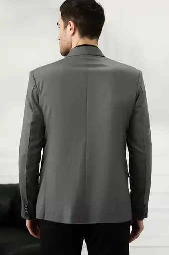 Men's dark grey blazer