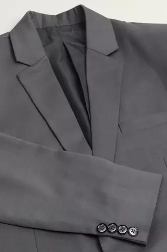Men's dark grey blazer