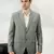 Men's light grey sleek blazer