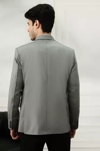Men's light grey sleek blazer