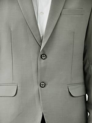 Men's light grey sleek blazer 4