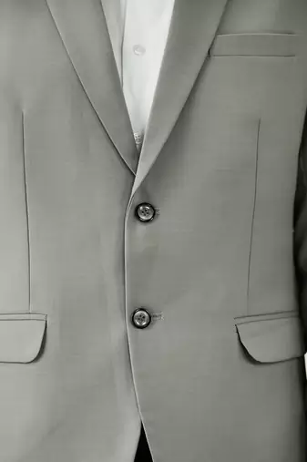 Men's light grey sleek blazer