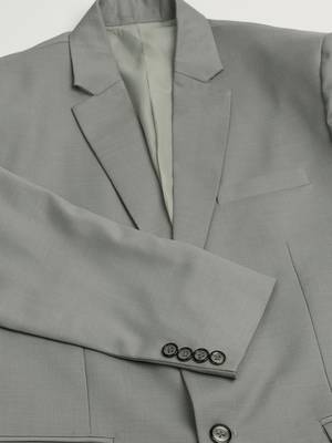 Men's light grey sleek blazer 5