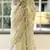 Off White Color Organza Floral Saree