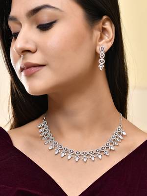 American diamond jewellery set for women 1