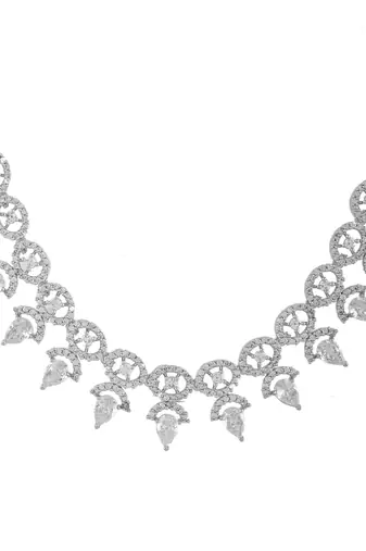 American diamond jewellery set for women