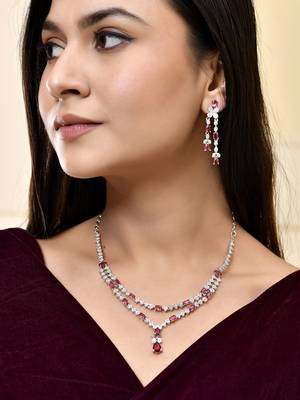 American diamond jewellery set for women 1