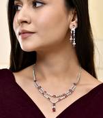 American diamond jewellery set for women
