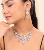 American diamond jewellery set for women