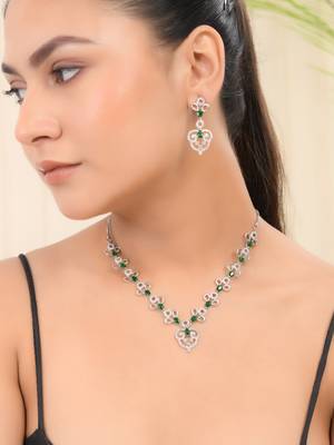American diamond jewellery set for women 1