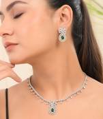 American diamond jewellery set for women