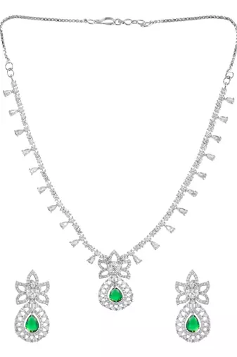 American diamond jewellery set for women