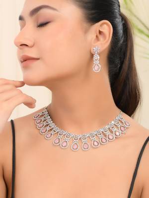 American diamond jewellery set for women 1