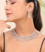 American diamond jewellery set for women