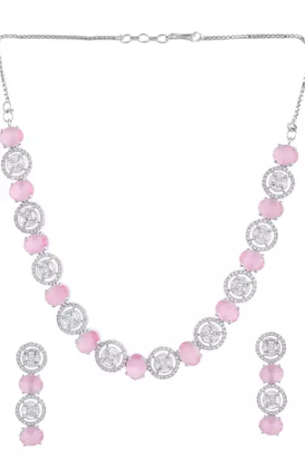 American diamond jewellery set for women