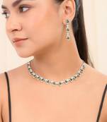 American diamond jewellery set for women