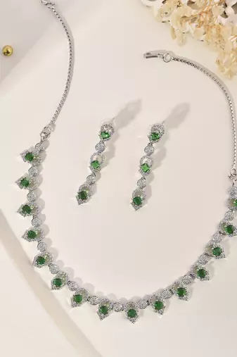 American diamond jewellery set for women