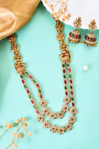 Golden temple jewellery for womens