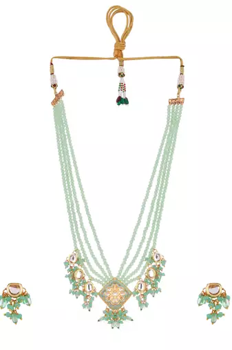 Tranding kunden jewellery set with perls