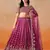 pink zari embroidered lehenga set choli with dupatta with dupatta