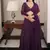 wine embroidered party lehenga set choli with dupatta with dupatta