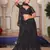 black georgette lehenga set choli with dupatta with dupatta
