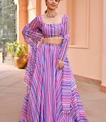 Digital Print Georgette Lehenga Choli With Dupatta