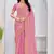 Pink Two Tone Silk Zari embroidered Saree With Blouse