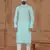 Sky Blue Soft Cotton Woven Kurta Pajama For Mens