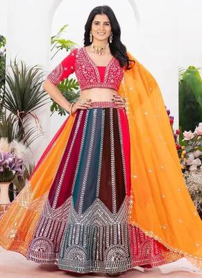 Multi Color Wedding Lehenga Choli 1