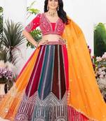 Multi Color Wedding Lehenga Choli