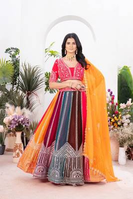 Multi Color Wedding Lehenga Choli 2