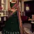 green sequin georgette festival lehenga set choli with dupatta
