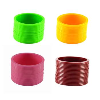 multicolor ,plain,bangle combo 1