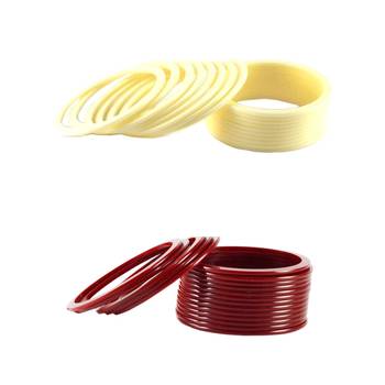 multicolor plain bangle combo 2
