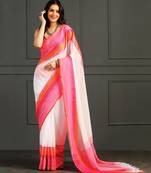 Multicolor hand woven cotton saree