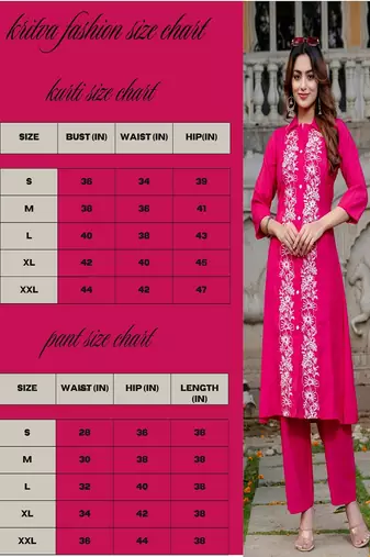Pink colour with emboidery with cotton stitch for women