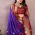 Purple Color Zari Weaving Kalamkari Silk Saree