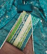 Women's multi handwork dress material