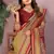 Mustard Color Zari Weaving Handloom Kalamkari Silk Saree