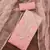 Women's pink handwork dress material
