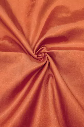 Women's orange handwork dress material