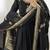 black chinon silk anarkali gown with  sequnce  work     fully stitched festive & party wear for women