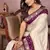 Off White Color Zari Weaving Designer Kalamkari Silk Saree