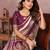 Off White Color Zari Weaving Designer Kalamkari Silk Saree