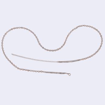 Lavish round shape gold plated belly kamarband(waist belt)for women 3