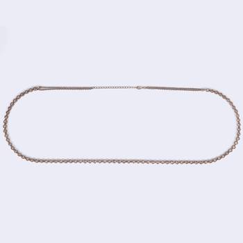trendy round shape gold plated waist belt 2